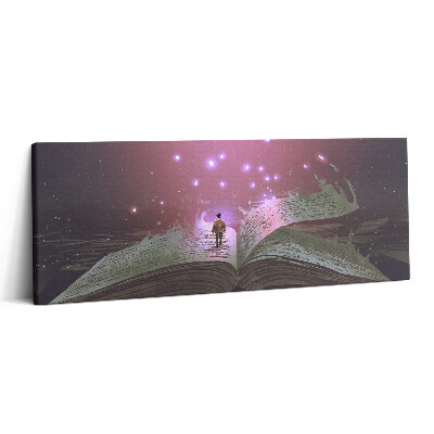 Print pe canvas 125x50 Carte abstractă