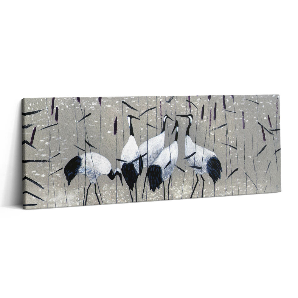 Print pe canvas 125x50 Macarale cu stuf