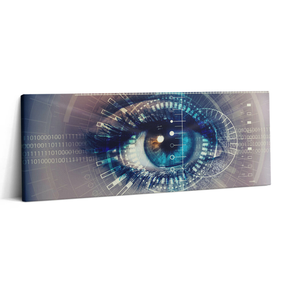 Print pe canvas 125x50 Ochii femeii