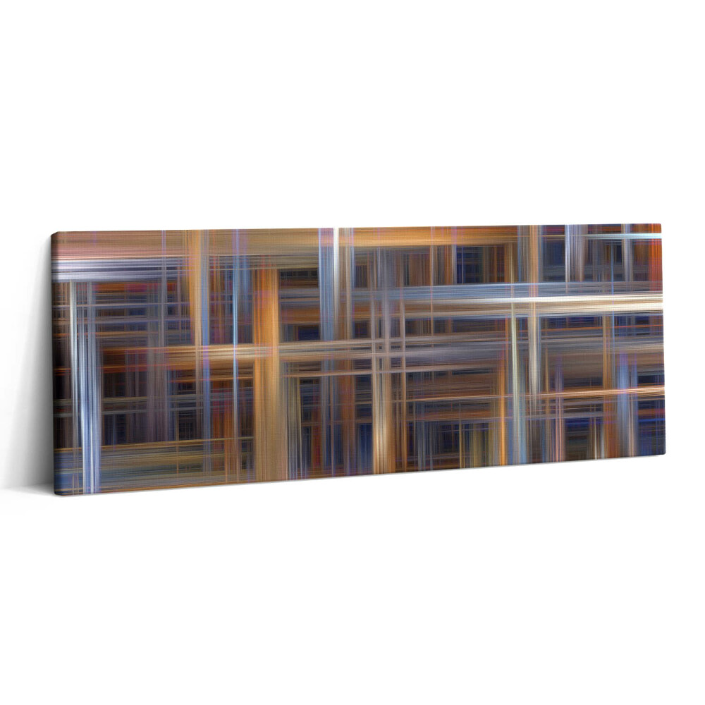 Print pe canvas 125x50 Abstractizarea geometriei