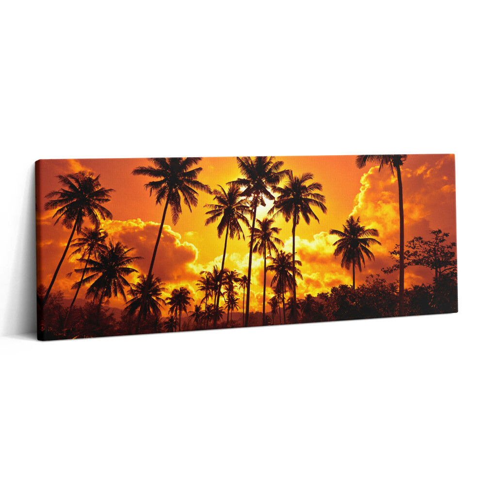 Print pe canvas 125x50 Palmieri Thailanda Plaja Klong Prao