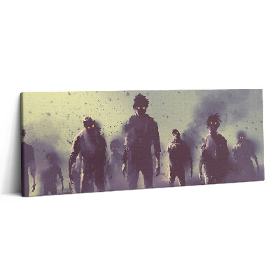 Print pe canvas 125x50 Zombi în noaptea de Halloween