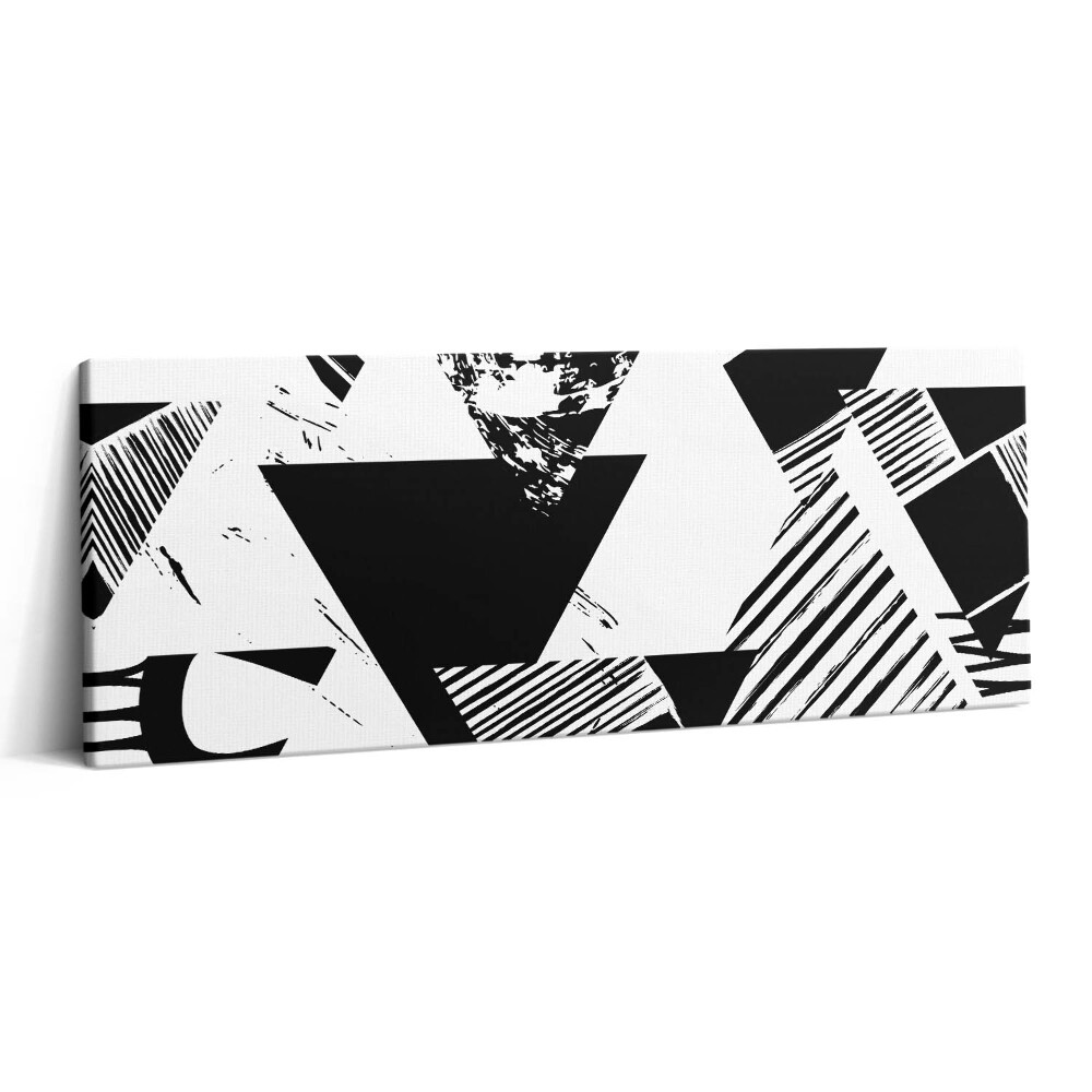 Print pe canvas 125x50 Triunghiuri cu model geometric abstract