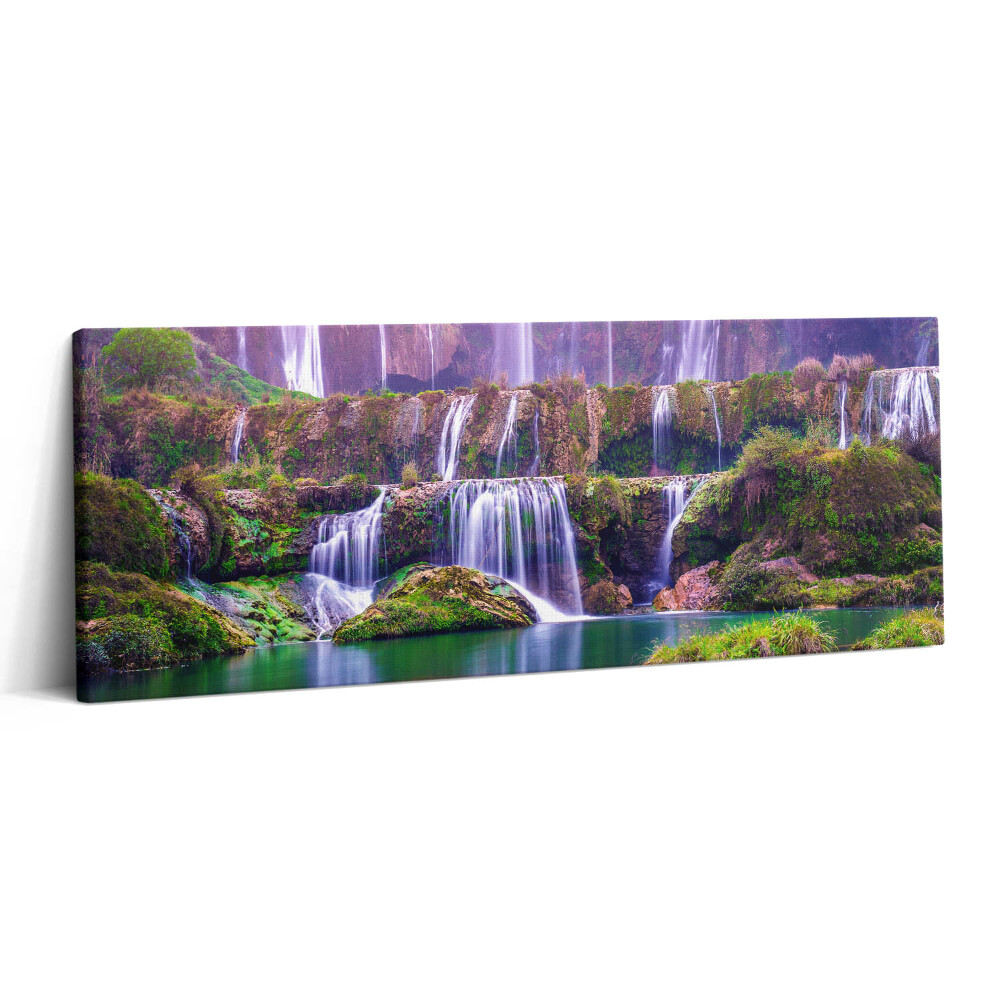 Print pe canvas 125x50 Cascada Jiulong din China