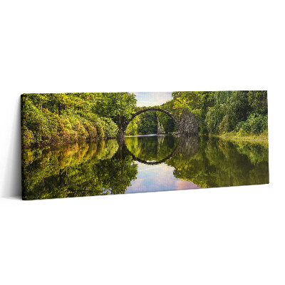 Print pe canvas 125x50 Pod în Parcul Kromlau, Germania