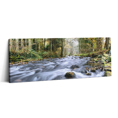 Print pe canvas 125x50 Pârâu de munte