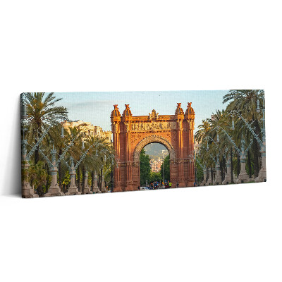 Print pe canvas 125x50 Arc de Triomf Barcelona Catalonia