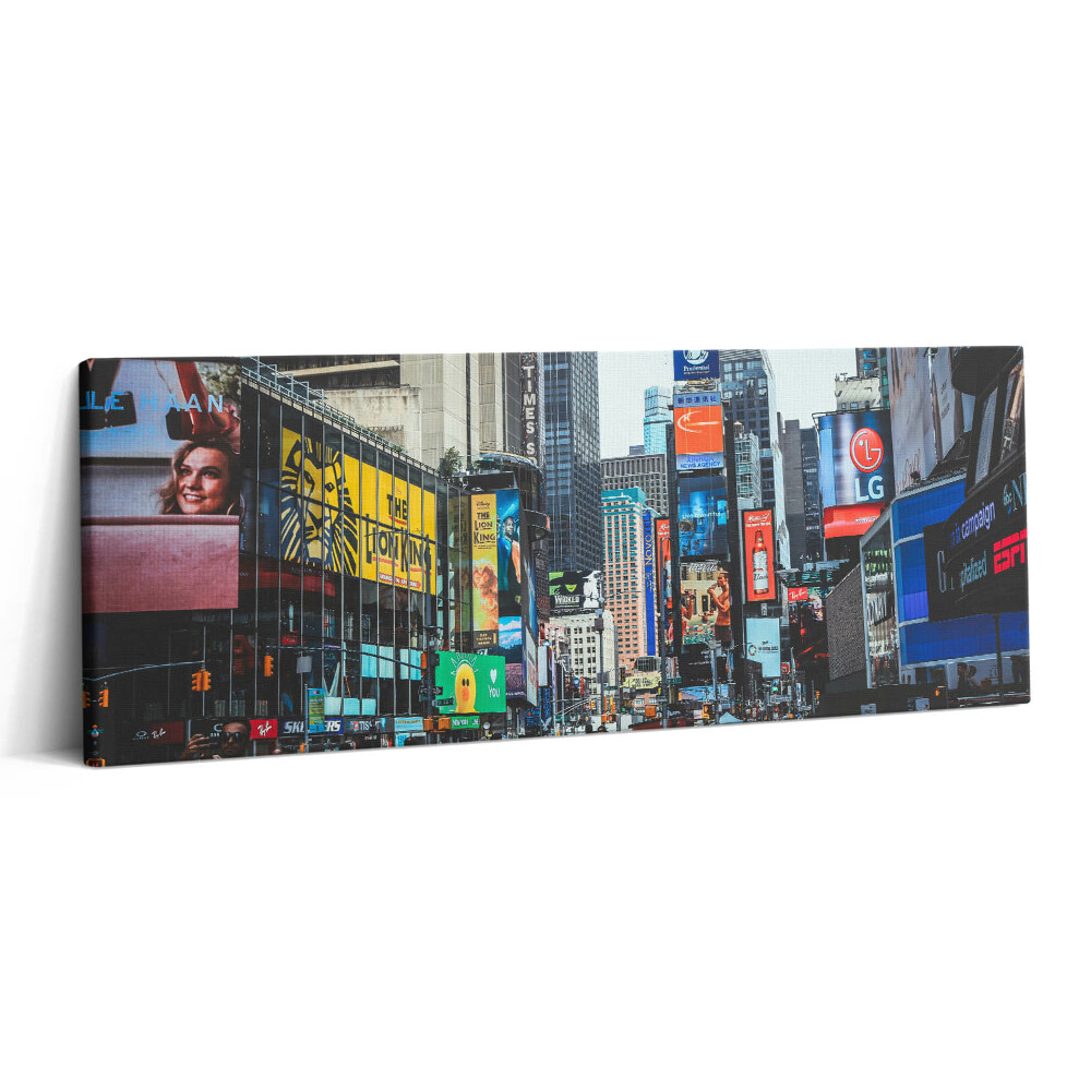 Print pe canvas 125x50 Times Square în New York