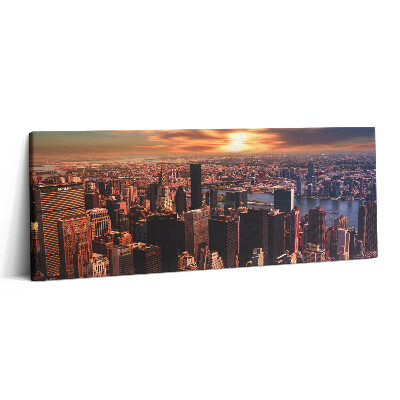 Print pe canvas 125x50 Peisaj urban din vestul New York-ului