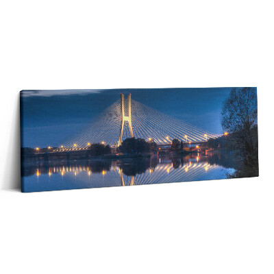 Print pe canvas 125x50 Podul Rędziński din Wrocław
