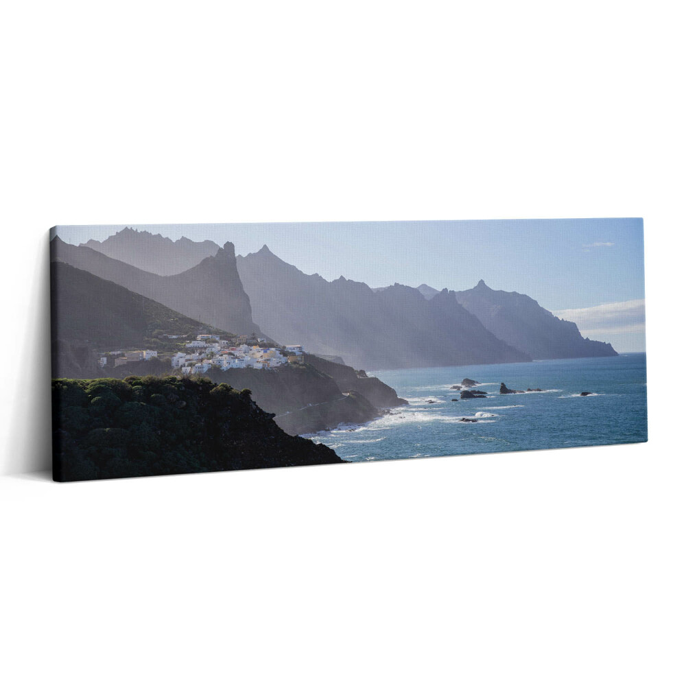 Print pe canvas 125x50 Vedere la munte lângă ocean