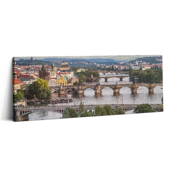 Print pe canvas 125x50 Vedere a Pragăi