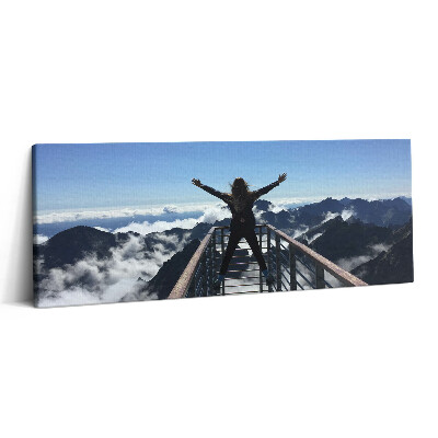 Print pe canvas 125x50 Femeie Tatra Slovacia