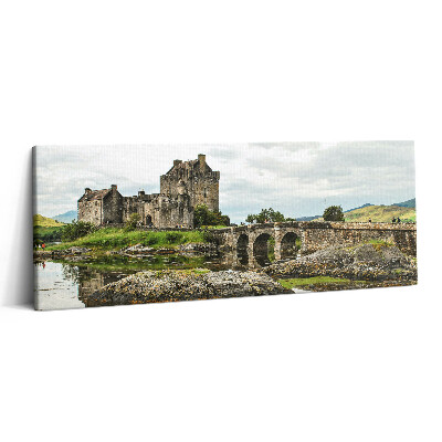 Print pe canvas 125x50 Castelul Eilean Donan din Scoția