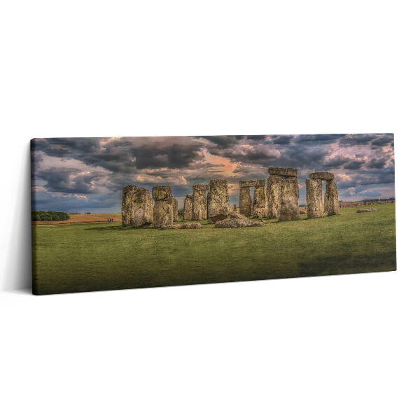 Print pe canvas 125x50 Nimbostratusul din Stonehenge