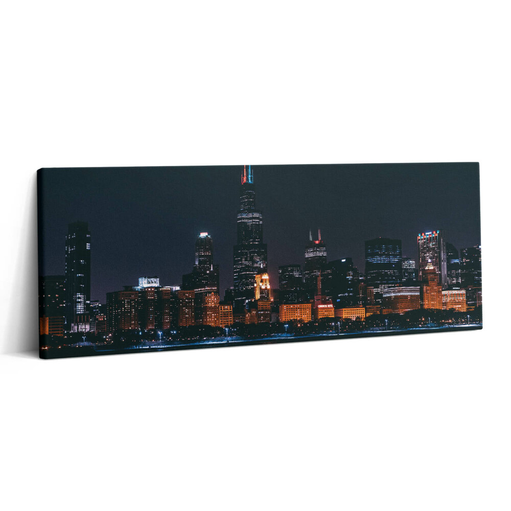 Print pe canvas 125x50 Peisaj urban Chicago