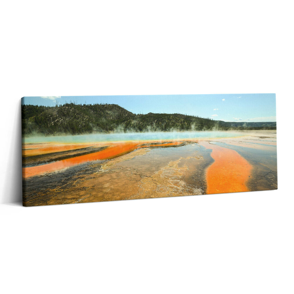 Print pe canvas 125x50 Lac cu munți