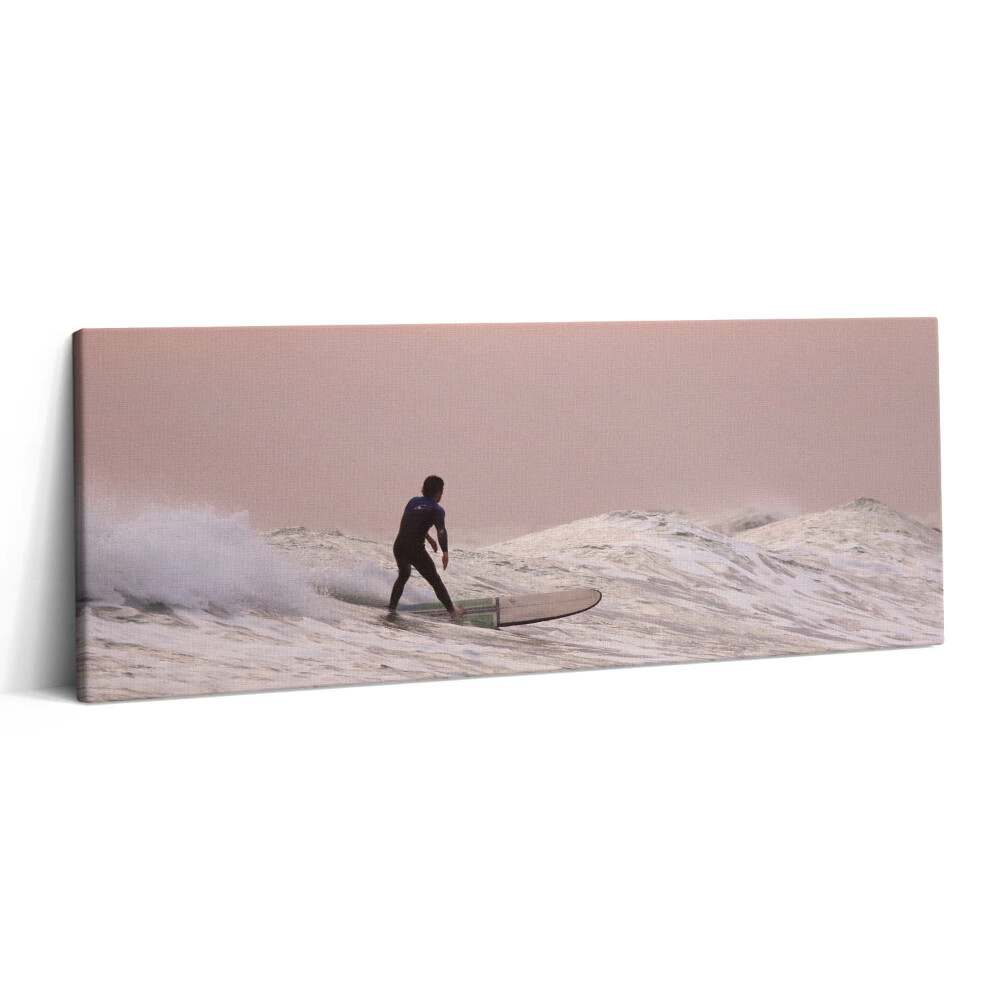 Print pe canvas 125x50 Surfer în Hawaii