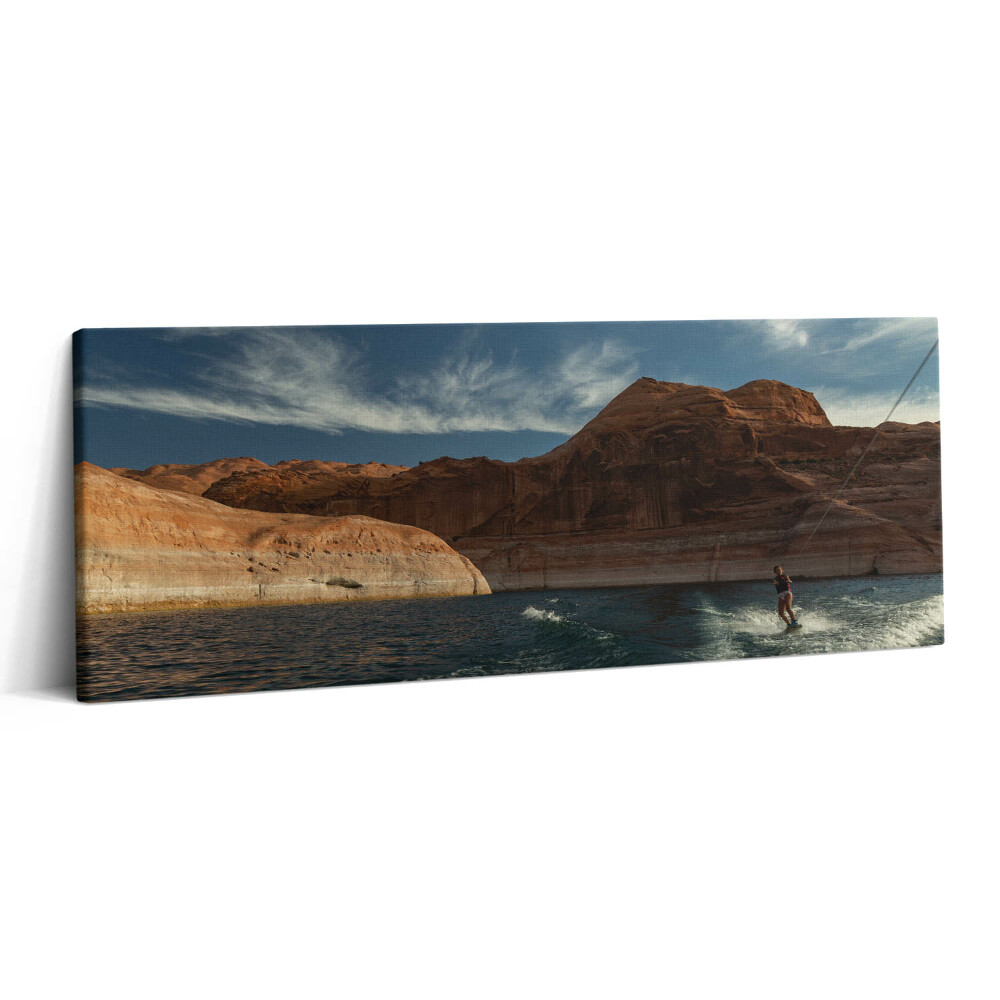 Print pe canvas 125x50 O persoană care merge pe schi nautic