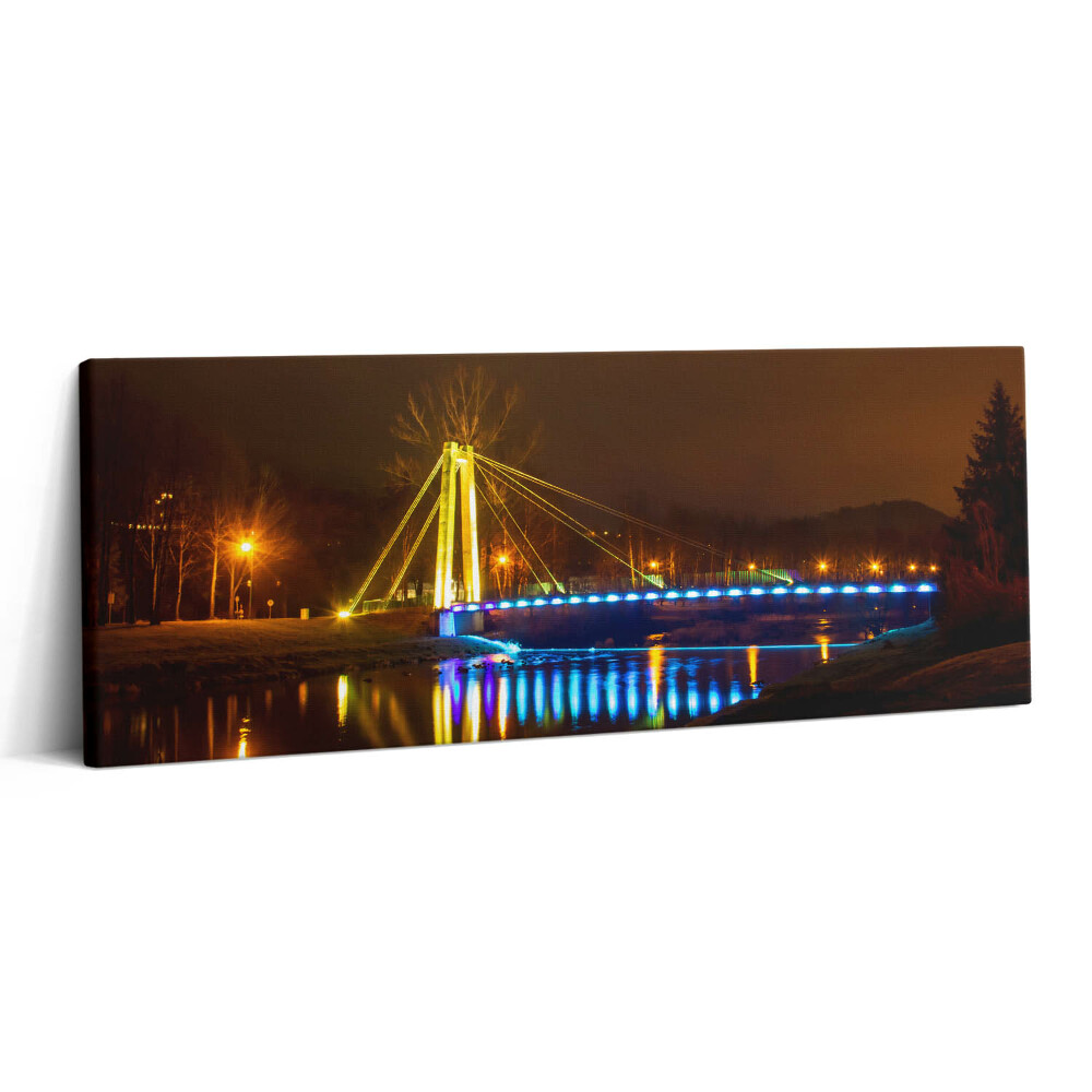 Print pe canvas 125x50 Podul peste Vistula din Ustroń