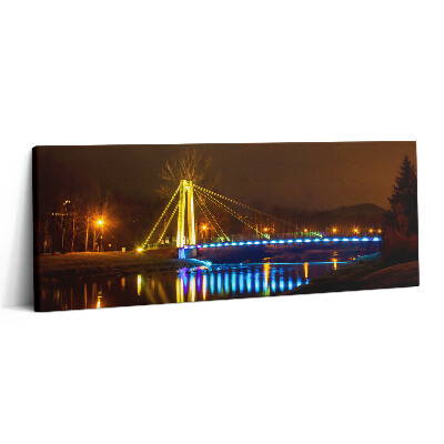 Print pe canvas 125x50 Podul peste Vistula din Ustroń