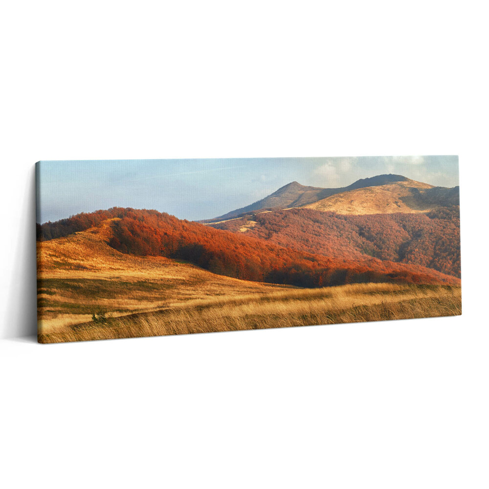 Print pe canvas 125x50 Peisaj montan de toamnă