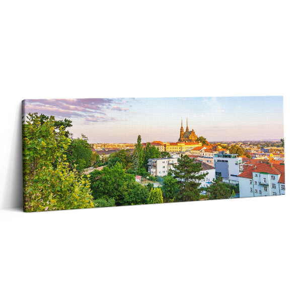 Print pe canvas 125x50 Clădiri Brno Republica Cehă