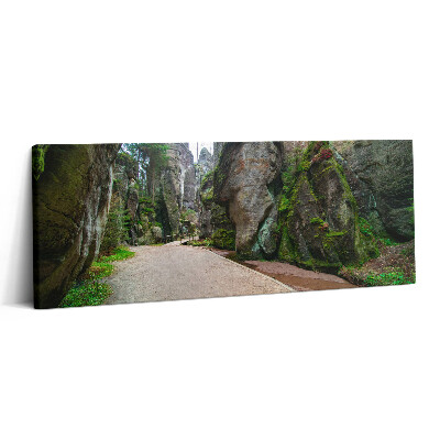 Print pe canvas 125x50 Orașul rock din Republica Cehă