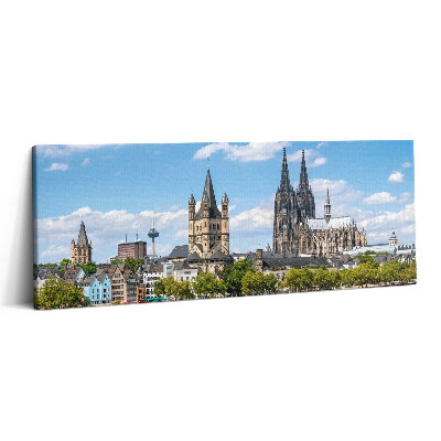 Print pe canvas 125x50 Panorama din Köln