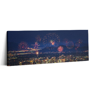 Print pe canvas 125x50 Orașul Phoenix noaptea
