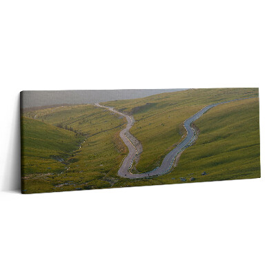 Print pe canvas 125x50 Ruta Transalpina 67c