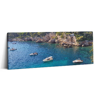 Print pe canvas 125x50 Peisaj în Capul d'Antibes