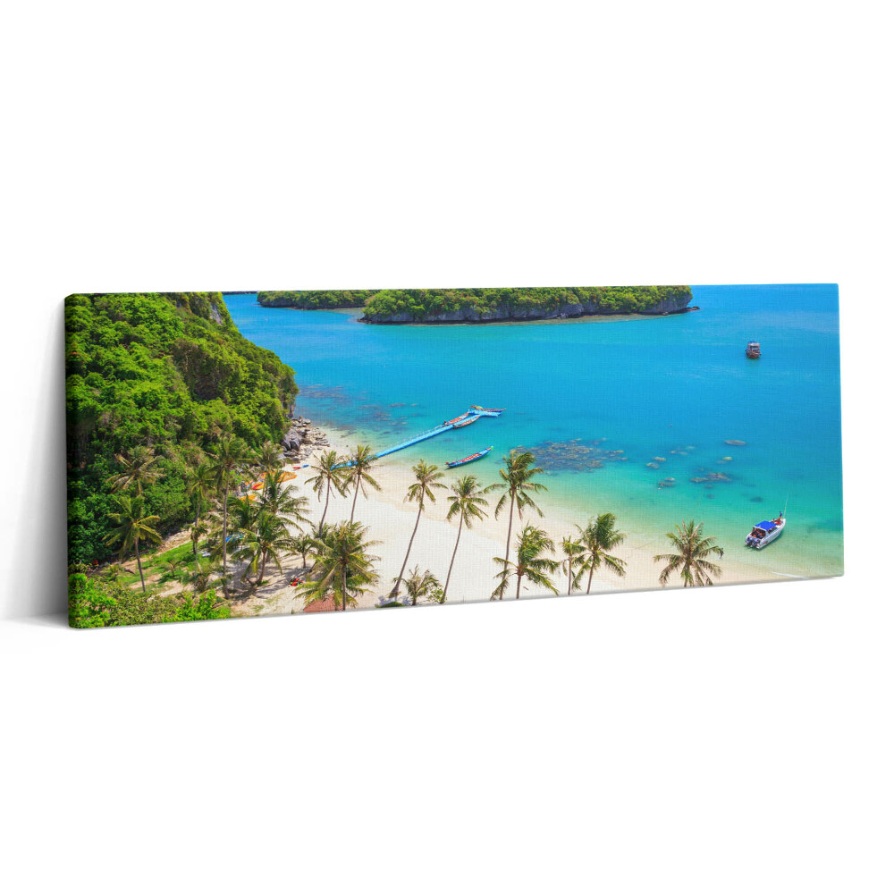 Print pe canvas 125x50 Parcul Național Koh Samui din Thailanda
