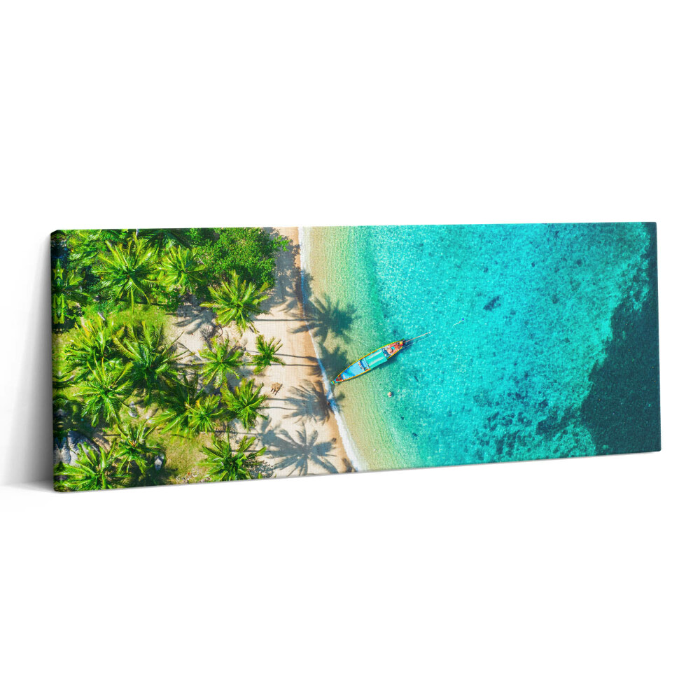 Print pe canvas 125x50 Plaja tropicală Koh Tao
