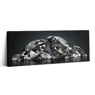 Print pe canvas 125x50 Diamante strălucitoare frumoase