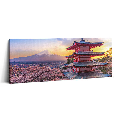 Print pe canvas 125x50 Construcție japoneză