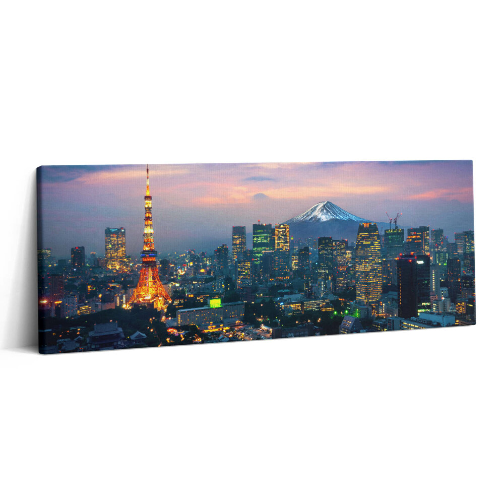 Print pe canvas 125x50 Orașul noaptea