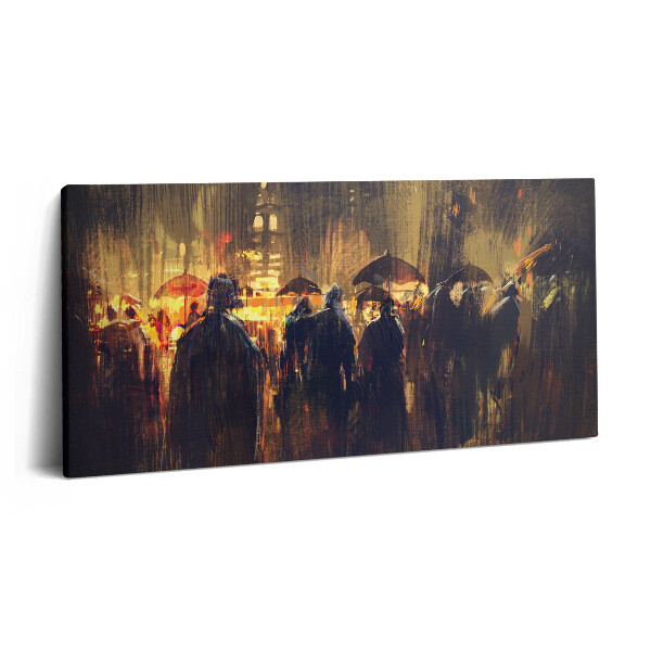 Print pe pânză 140x70 Impresionismul în artă - piață