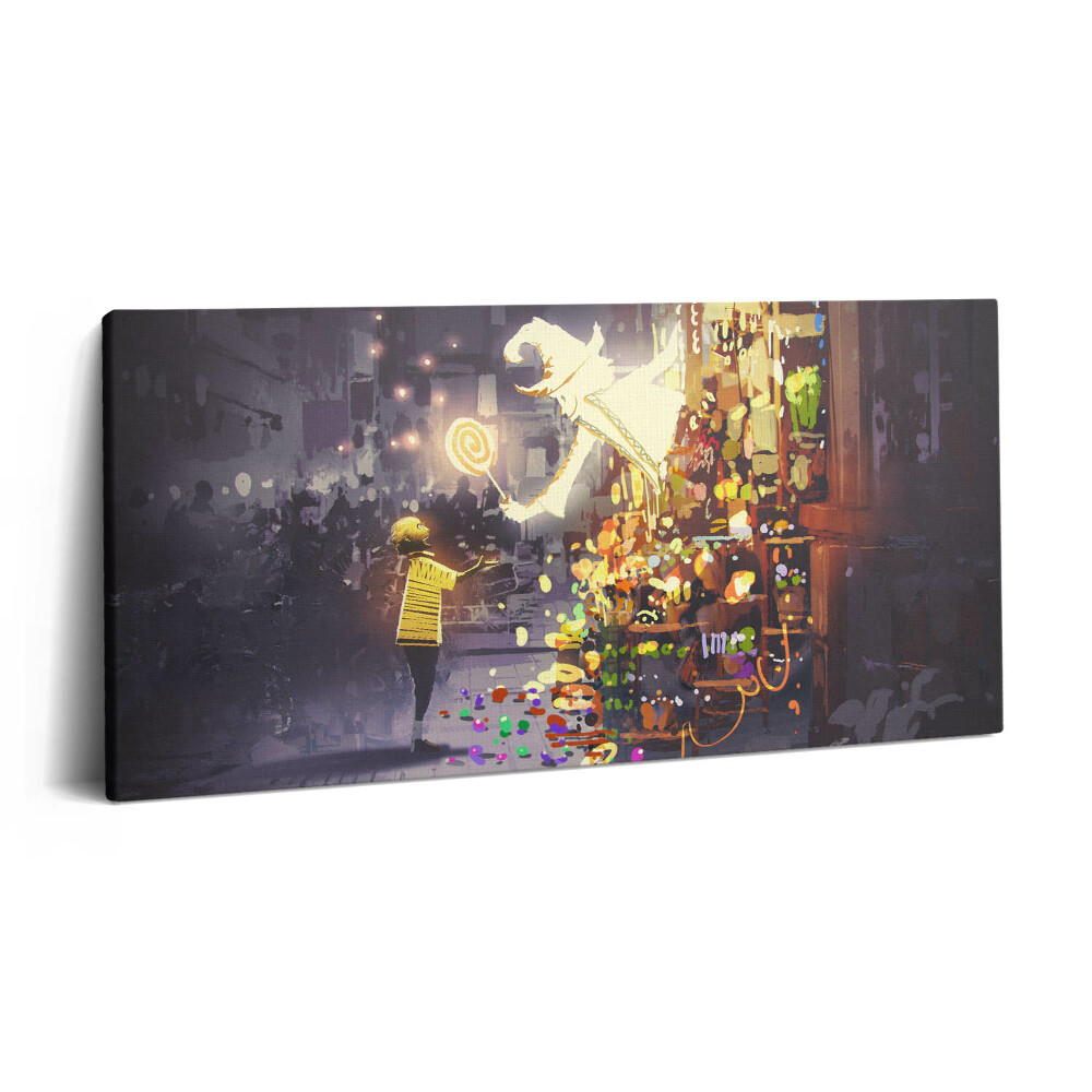 Print pe pânză 140x70 Ilustrație a unui basm magic