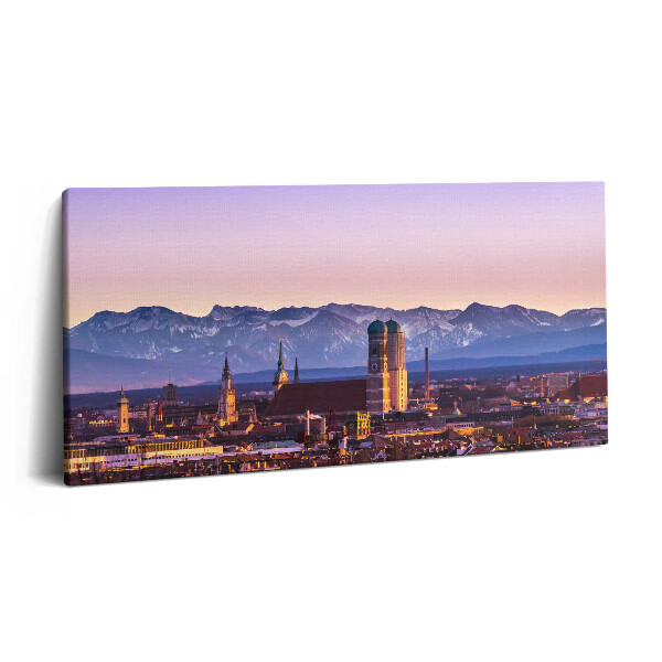 Print pe pânză 140x70 Alpii germani din München