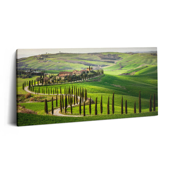 Print pe pânză 140x70 Peisaj cu atmosferă italiană