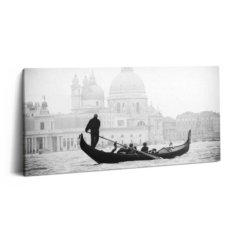 Print pe pânză 140x70 Gondolă cu vedere la oraș