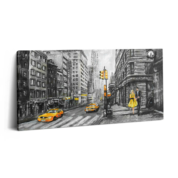 Print pe pânză 140x70 Străzile din Empire State Building