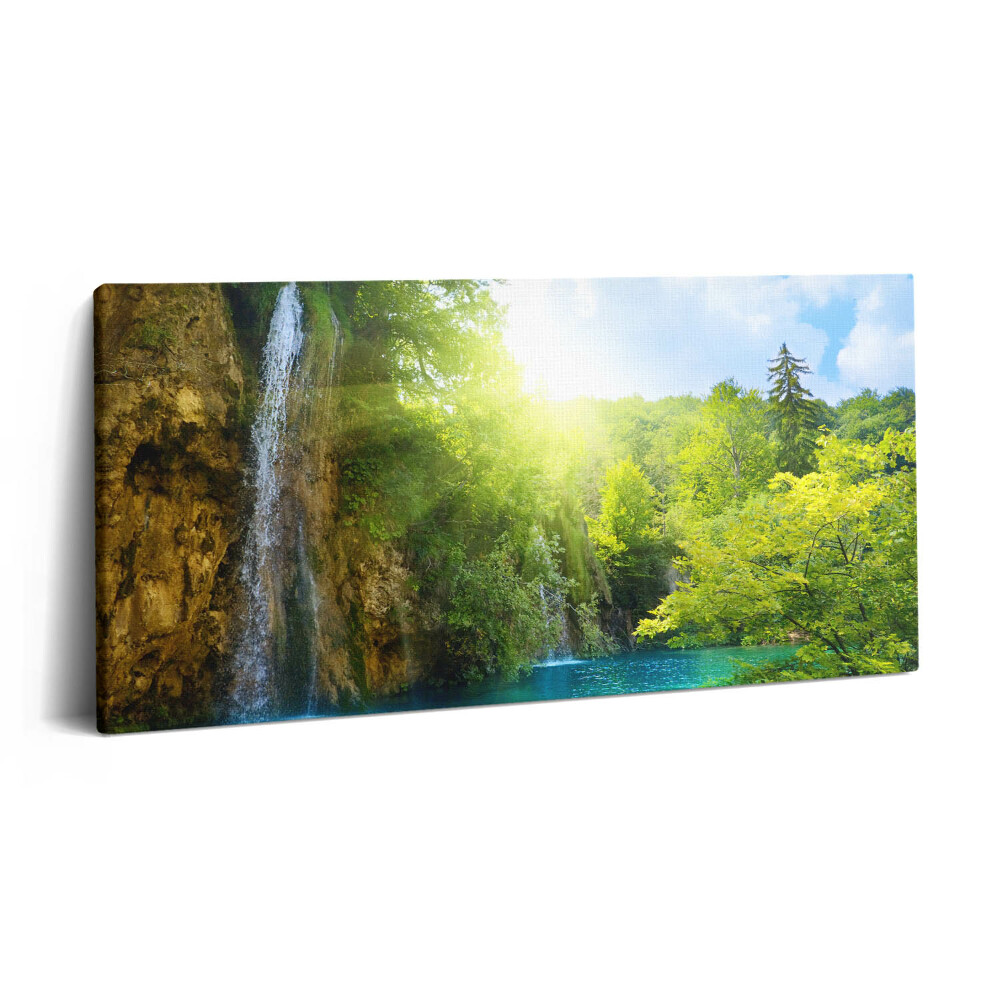 Print pe pânză 140x70 Peisajul Lagunei Albastre