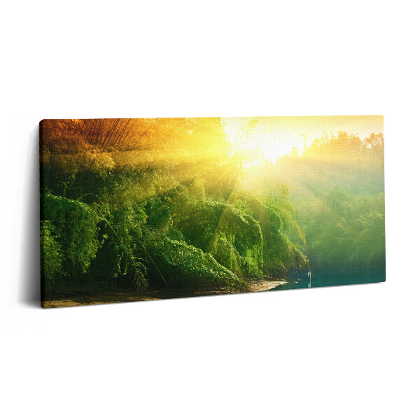 Print pe pânză 140x70 Peisaj natural la soare