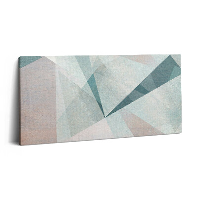 Print pe pânză 140x70 Textură triunghi abstractă