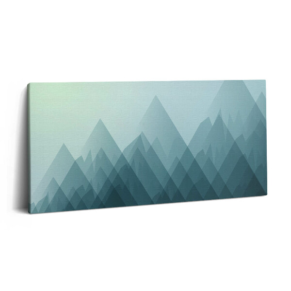 Print pe pânză 140x70 Compoziția geometrică a figurilor