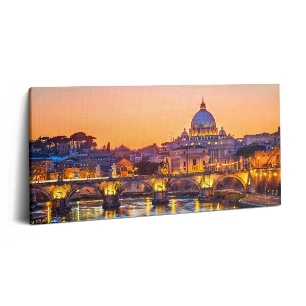 Print pe pânză 140x70 Catedrala Sfântul Petru din Roma