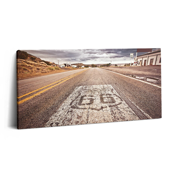 Print pe pânză 140x70 Ruta SUA 66