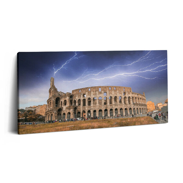 Print pe pânză 140x70 Furtună la Colosseum